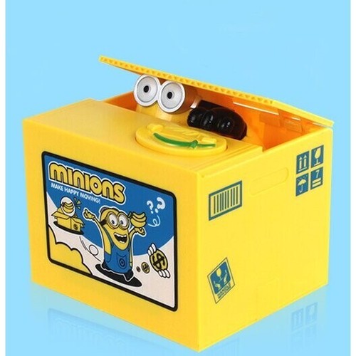 Minion piggy bank automatic - bank,