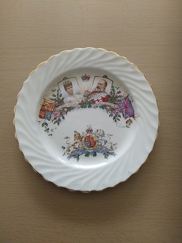 Vintage ceramic plate - ceramic, souvenir