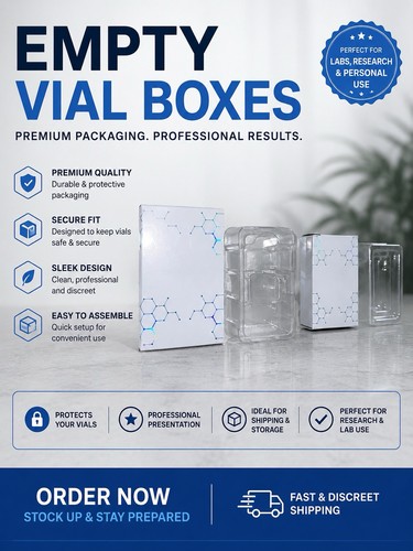 X100 vial box - vial, for