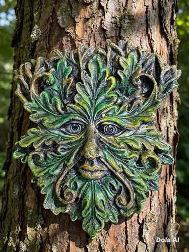 206 green man - green, greenman
