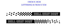 Personalised Dell Quay Dory Graphic Pair for Boats & Powerboats
