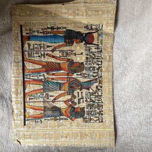 Egyptian papyrus painting - papyrus,