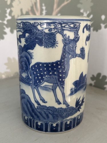 Vintage chinese blue - blue, white