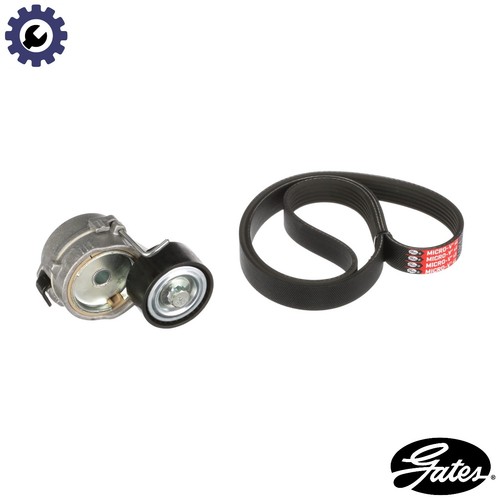 Vribbed belt set k166pk1043 - vribbed,