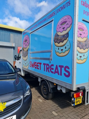 Mobile catering van truck - mobile,