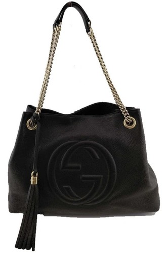 Gucci black medium leather - gucci,