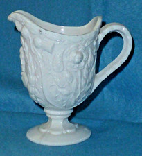Very Rare Antique Benjamin Disraeli Milk Glass Creamer Jug by Greener & Co c1878