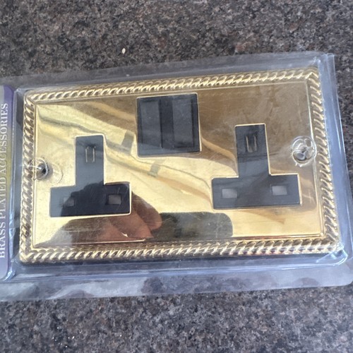 Brass georgian rope edge - brass,