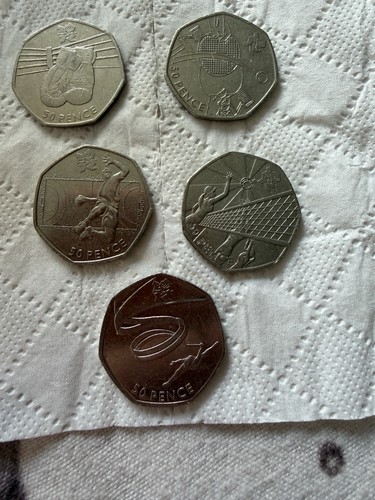 Olympic 50p circulated - 50p,
