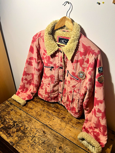 Neill pink corduroy sherpa - pink,