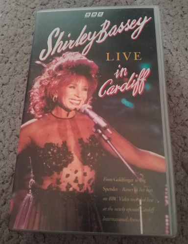 Vhs video shirley bassey - shirley, live