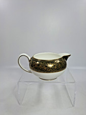 Wedgwood Florentine Arras Green Milk Jug Creamer Christmas Table Elegant Dining