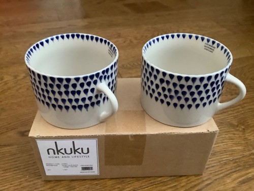 Nkuku indigo drop - -, mug