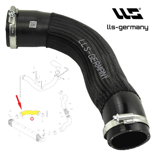 Turbo hose charge air - hose,