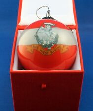 Amazing & Unique  Duke of Wellington's Regiment (DWR) Glass Commemorative Bauble