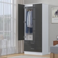 2 Door 2 Drawer Wardrobe -