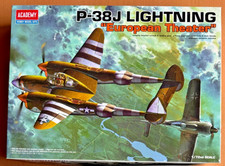 Academy 1/72 P-38J Lightning "European theatre" kit #12405 NEW FREE UK POST