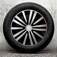 Set of 4x15 inch Wheel Trims to fit VW Golf Polo Touran T4 Caddy + free stickers