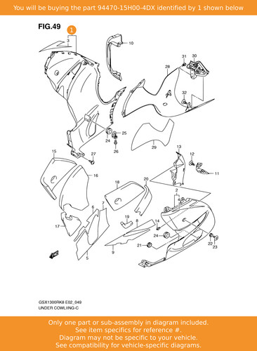 Suzuki cowling under - cowling,,