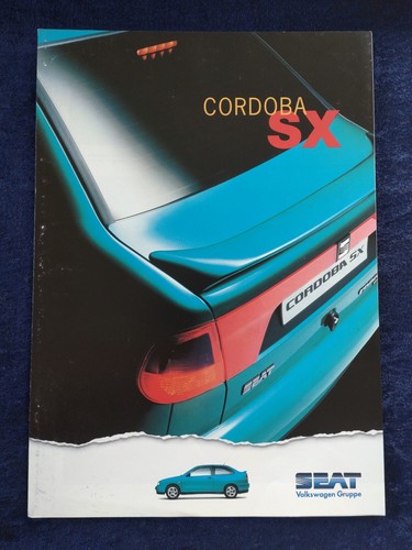 Seat cordoba brochure - sx,