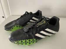 ADIDAS PREDATOR ABSOLADO LZ TRX SG - BLK/WHT/GREEN Size 5 1/2, Worn Ok Shape