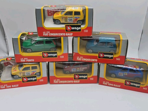 Burago fiat die cast metal - burago,