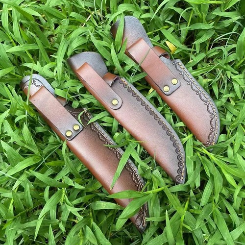 Leather knife sheath 5cm - leather,