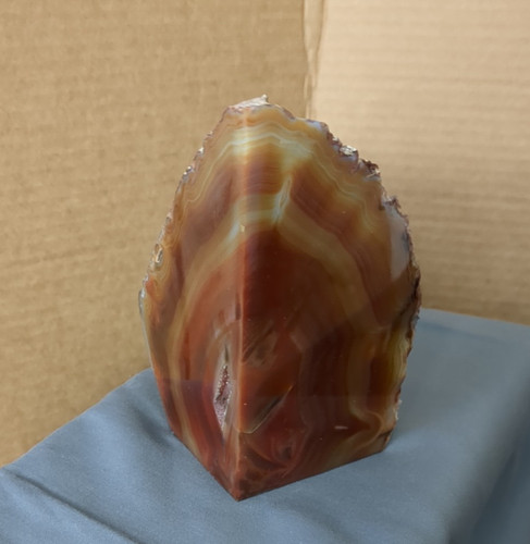 Agate crystal geode - agate,