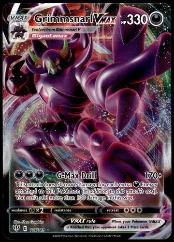 Grimmsnarl vmax 115 189 - grimmsnarl,