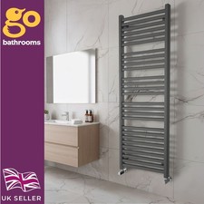 Grey Double Bathroom Radiator