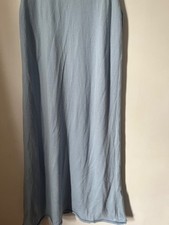 Zara size EUR M light blue wool sleeveless dress