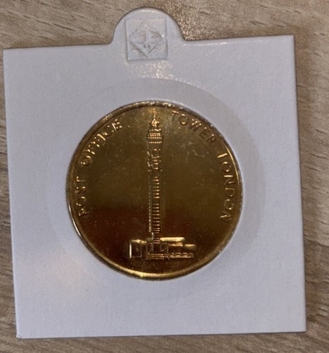 Post office tower gold plated - gold,