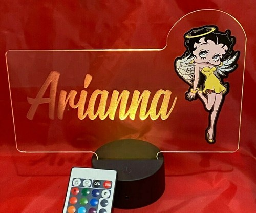 Betty boop angel light lamp - angel, up