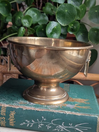 Vintage peerage brass bowl - brass,