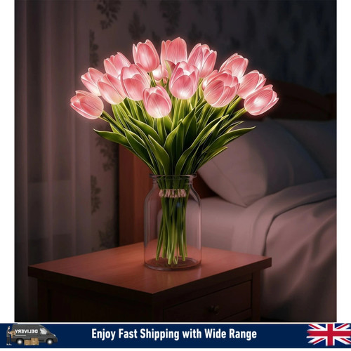 15x led tulip night light - led,