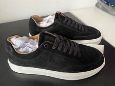 Men's Calvin Klein Black Lace Up Suede Trainers Size UK 7 RRP £140 BNWT