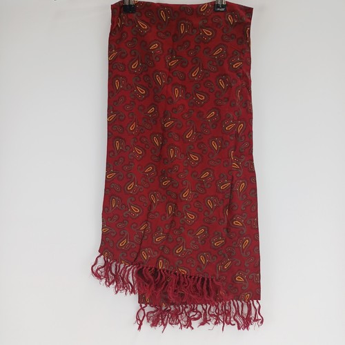 Tootal red paisley - paisley, 100%