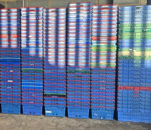 Used plastic bale arm - plastic,