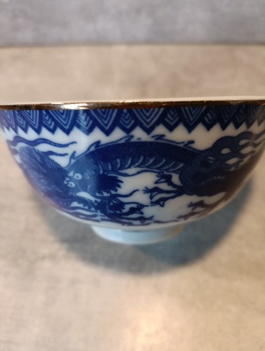 Vintage chinese porcelain blue - porcelain,