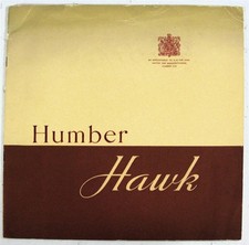 HUMBER HAWK Car Sales Brochure