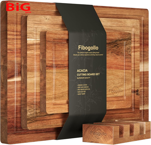 Acacia wood cutting - cutting, boards