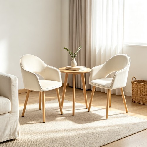 Goeurvant velvet beige dining - beige,