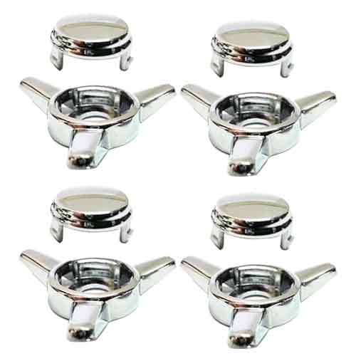Chrome spinner license plate - spinner,