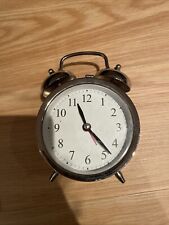 Retro Double Bell Alarm Clock, Chrome, Asda George Home, Battery Operated.