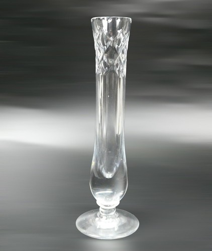 Vintage cut glass bud - vintage,
