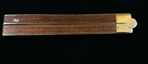 Antique boxwood and brass - boxwood,