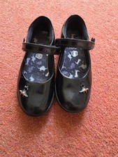 Girls School Shoes Black