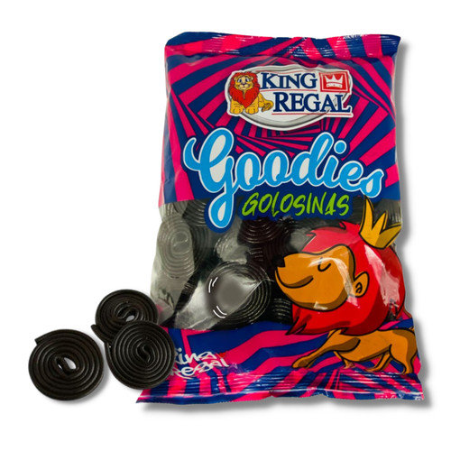 King regal liquorice wheels - regal,