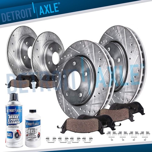 Front rear drilled - rear, rotors