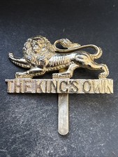 Kings Own Royal Lancaster Regiment Anodised Stay Bright British Army Cap Badge